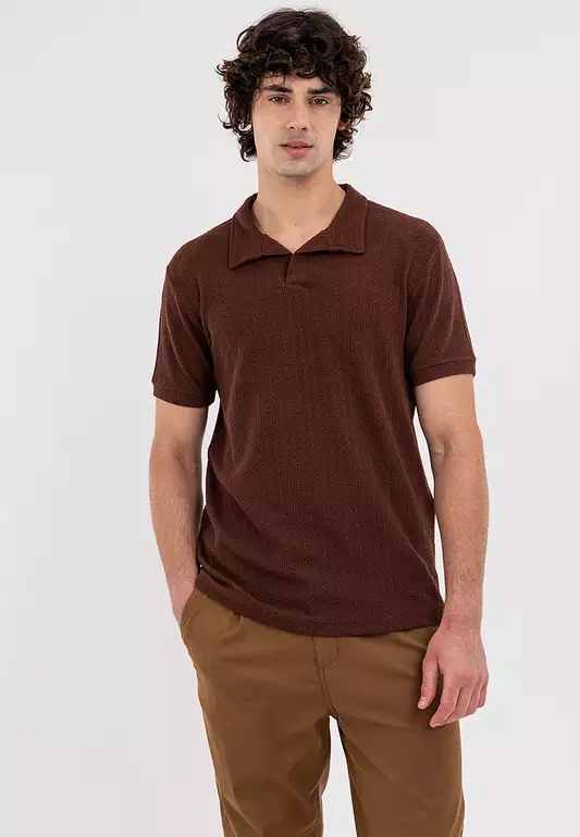 Men's Fudgesickle Textured Aero Polo Shirt
