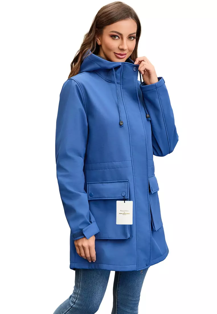 Waterproof Hood Trench Coat AD-M25F598