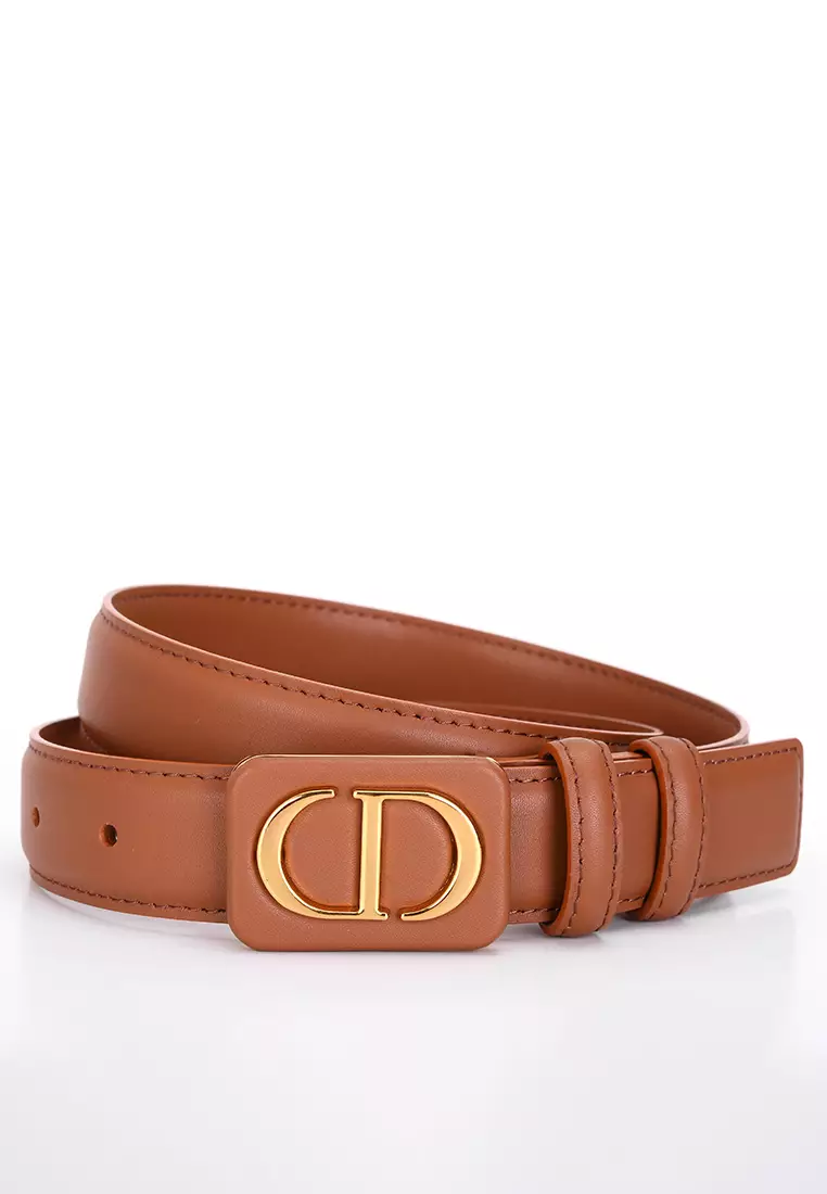 Square Buckle Leather Belt MYF-MY-057