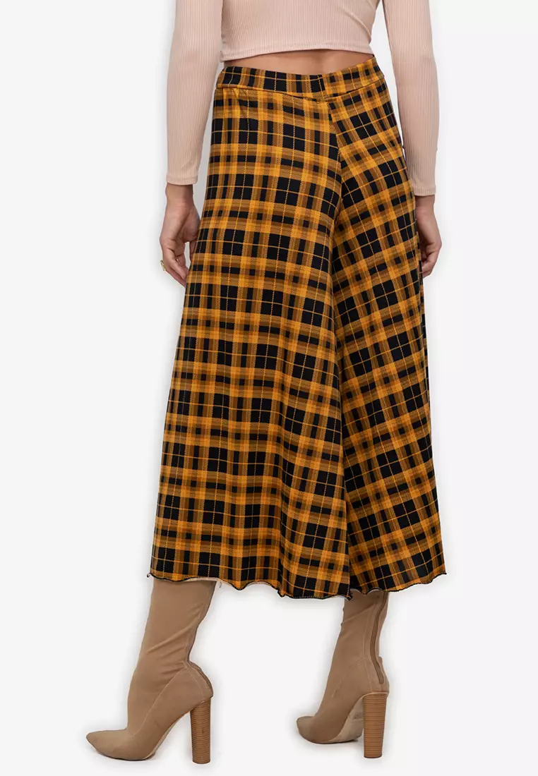 Plaid shop square pants