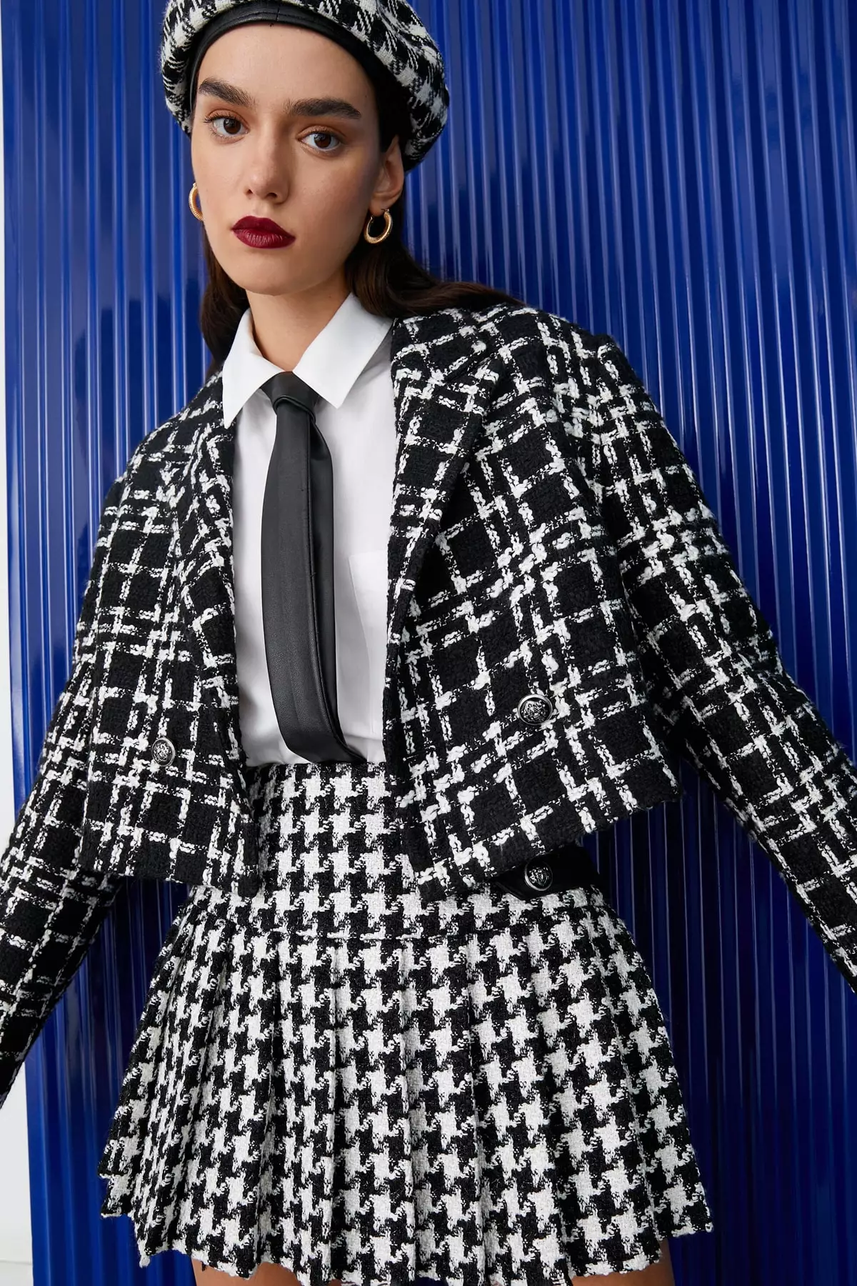 Buy KOTON Black Plaid Jacket 2024 Online ZALORA Singapore