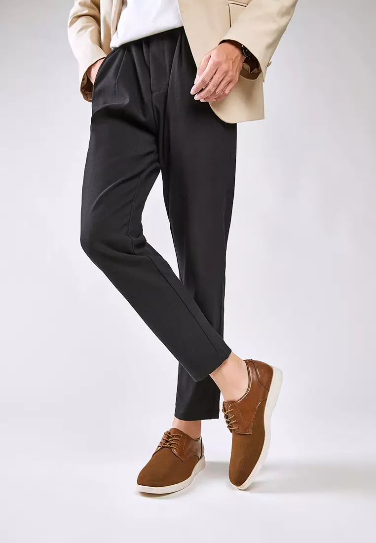 Cow Suede Derby Shoes KB8848-3