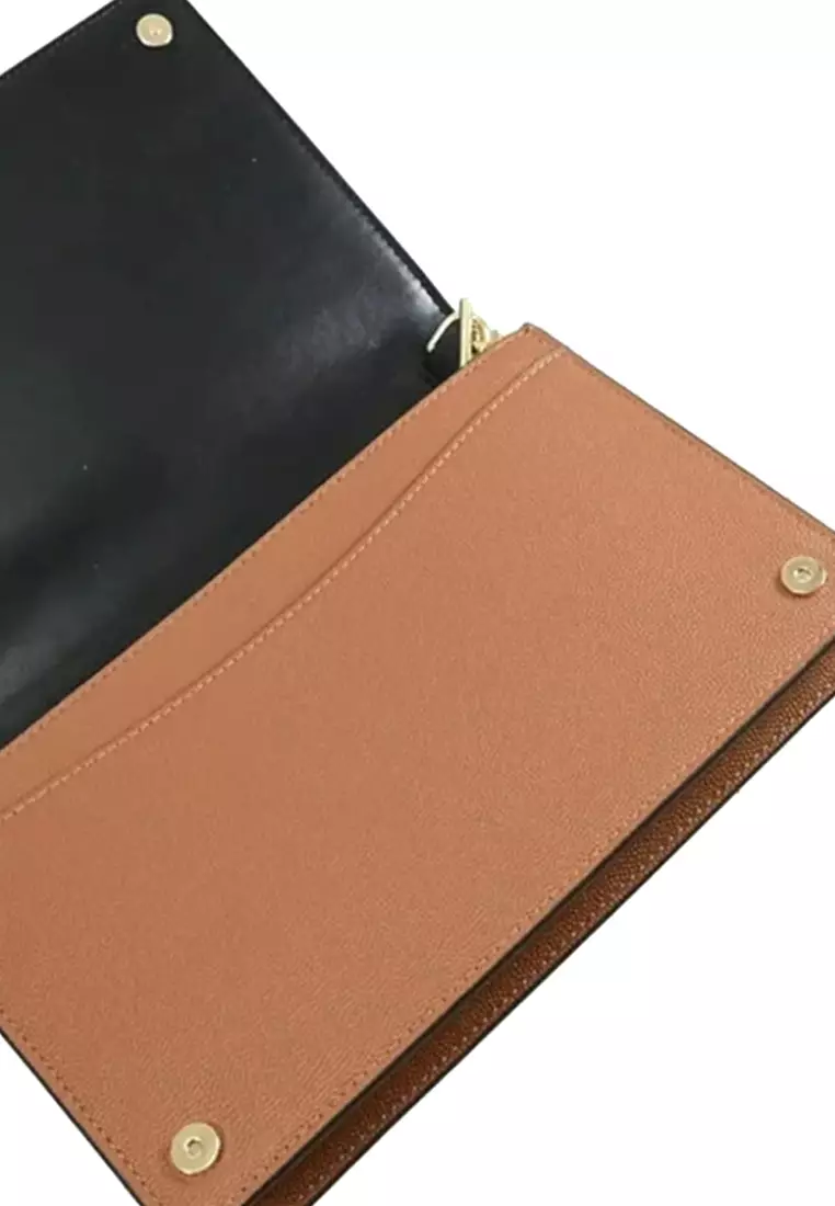 Party-On-A-Chain Crossbody/ Clutch Bag - Smoked Almond S110M06RE22