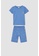 DeFacto blue Patterned Short Sleeve Cotton Pyjamas Set A8B9FKA6B160CDGS_1