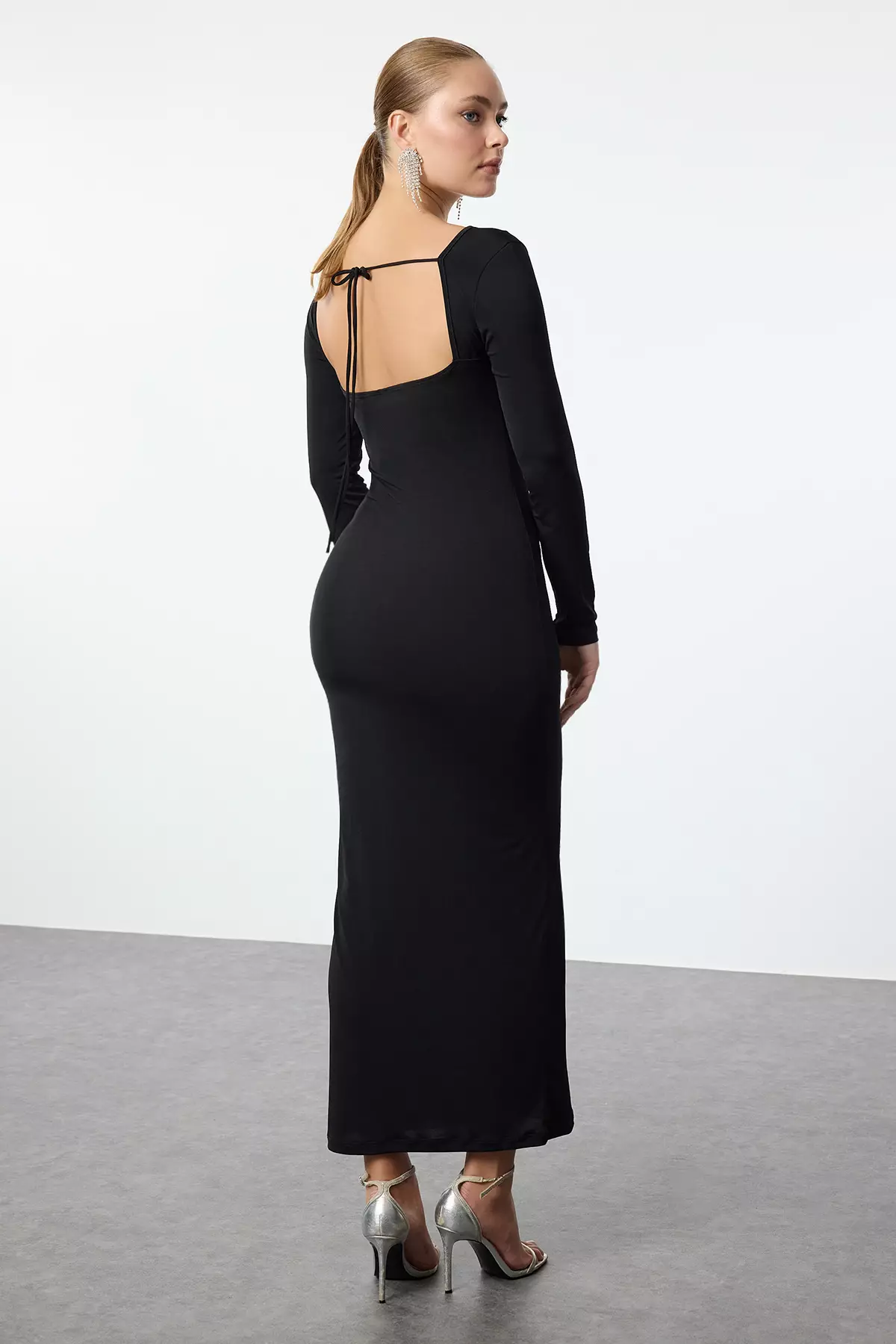 Tie Detail Maxi Dress