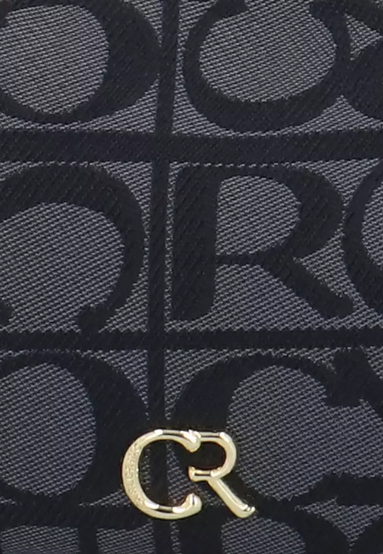 Carlo GEO Jacquard Luna Bag - Black