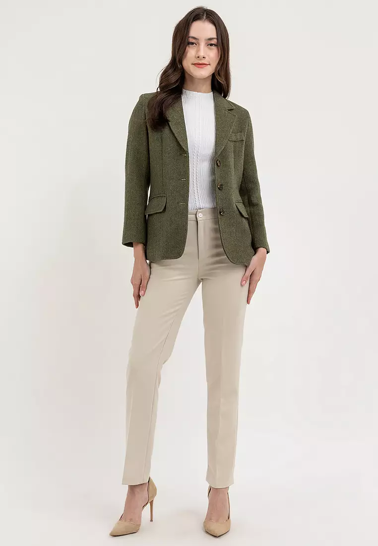 Herringbone Blazer Jacket