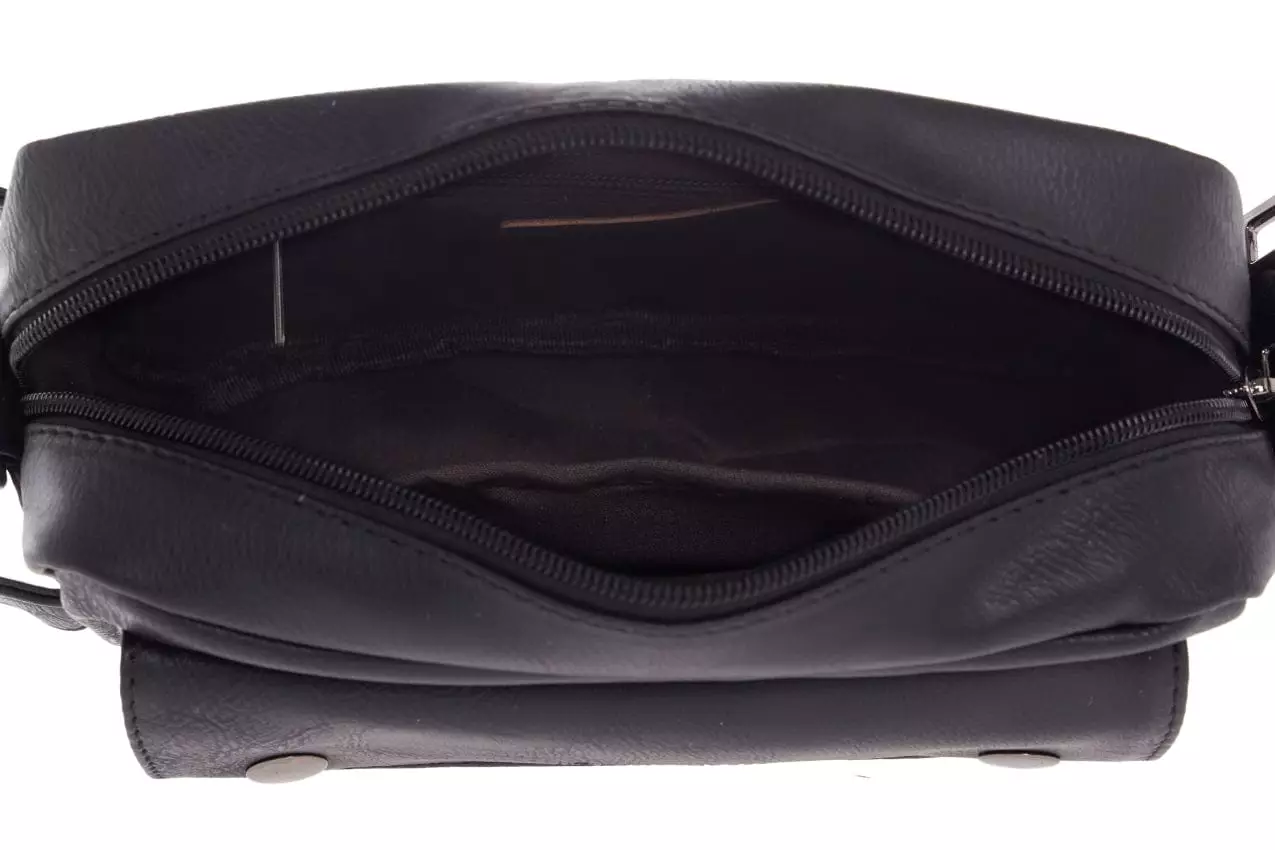 Distressed Leather Pouch Bag