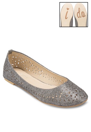 Oesprit outlet 台中ccasion 鏤空平底鞋, 女鞋, 鞋