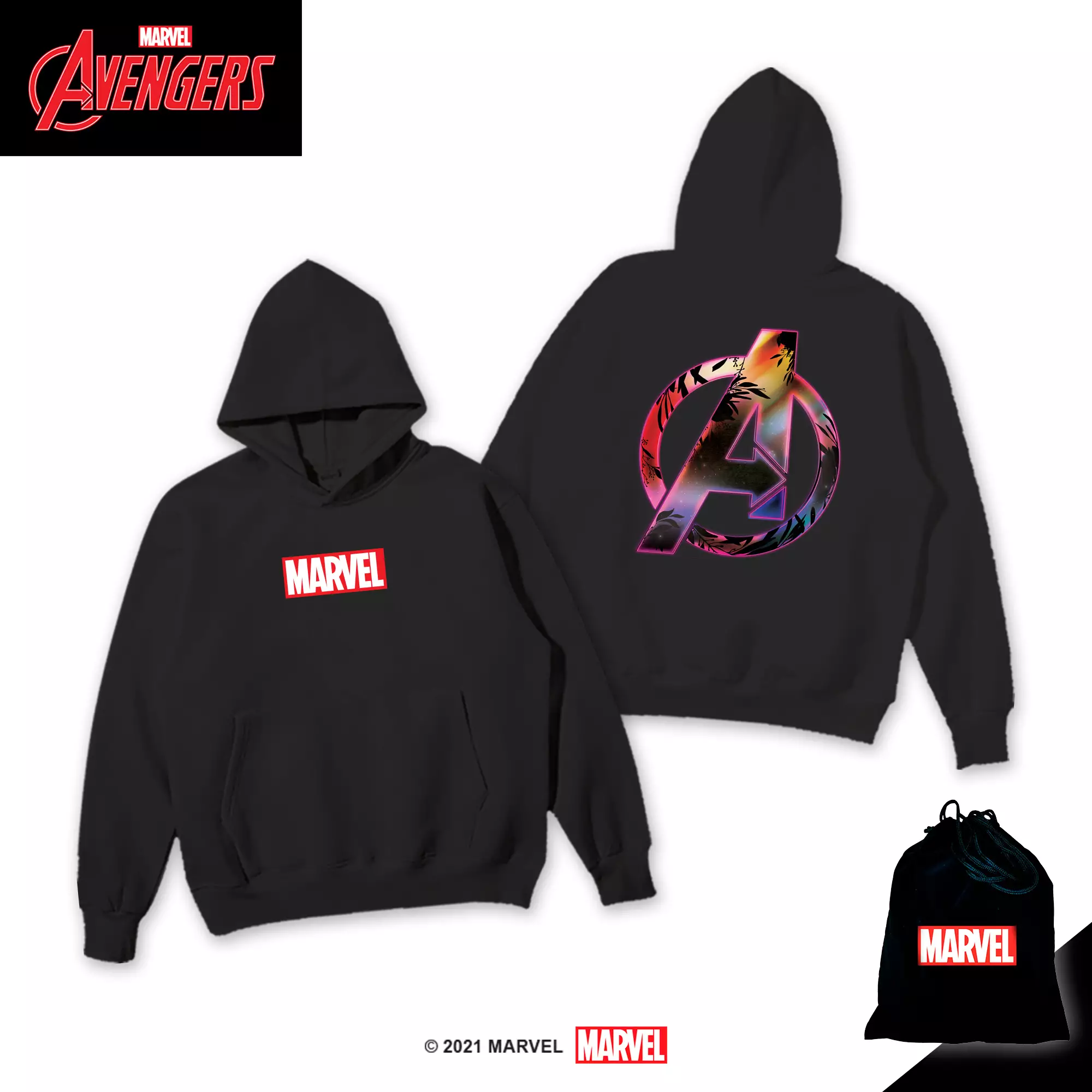 Jual Custom.id Marvel Hoodie Jumper Dewasa Avengers Icon MAV329 Original  2023 | ZALORA Indonesia ®