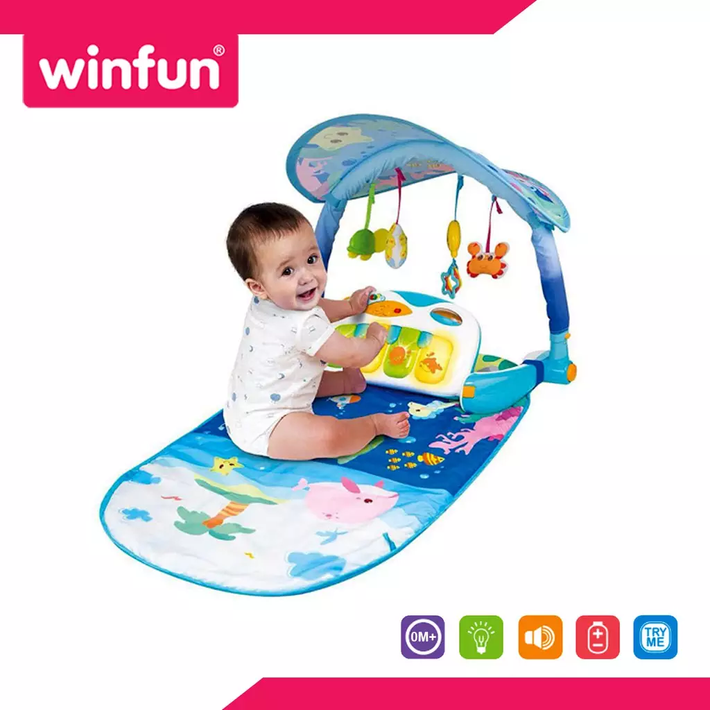Jual Winfun Magic Lights Musical Play Gym Mainan Edukasi Anak Bayi