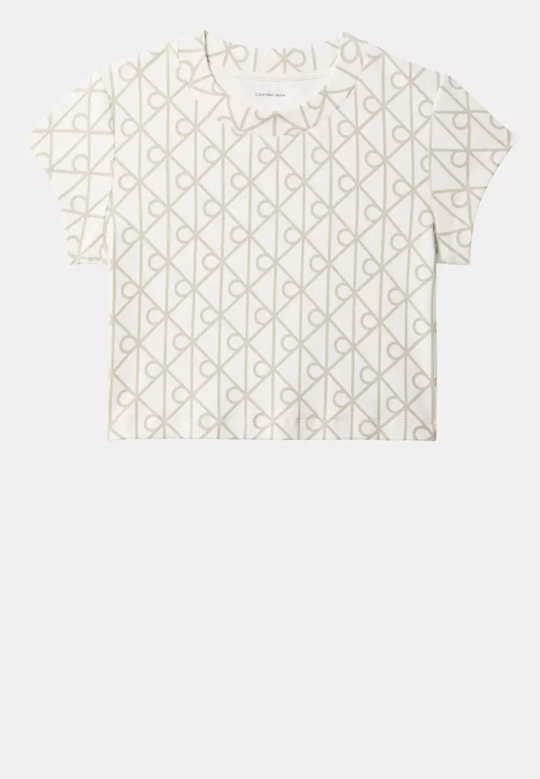 Emblem Logo Baby Tee - Calvin Klein Jeans