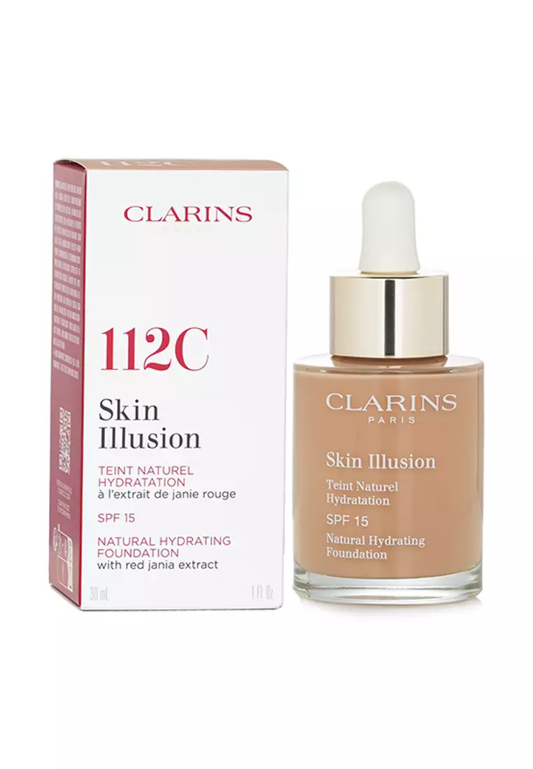 Clarins - Skin Illusion Natural Hydrating Foundation SPF 15 - # 112 Amber 30ml/1oz