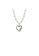 Glamorousky white Fashion Romantic 316L Stainless Steel Heart Pendant with Imitation Pearl Beaded Necklace 7F9A7ACFB95F09GS_1