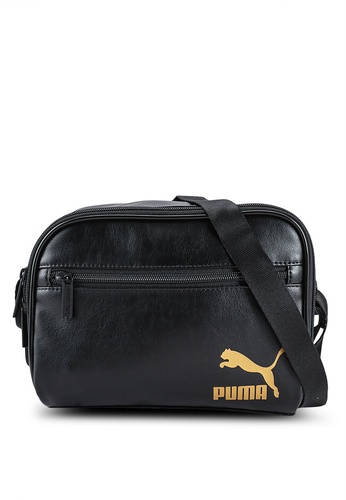PUMA black Originals PU Small Shoulder Bag 47839ACD8BEE15GS_1