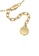 Marc Jacobs white and gold Marc Jacobs Enamel Logo Disc Pendant Necklace M0008546 Cream Gold 67697ACC85F281GS_4