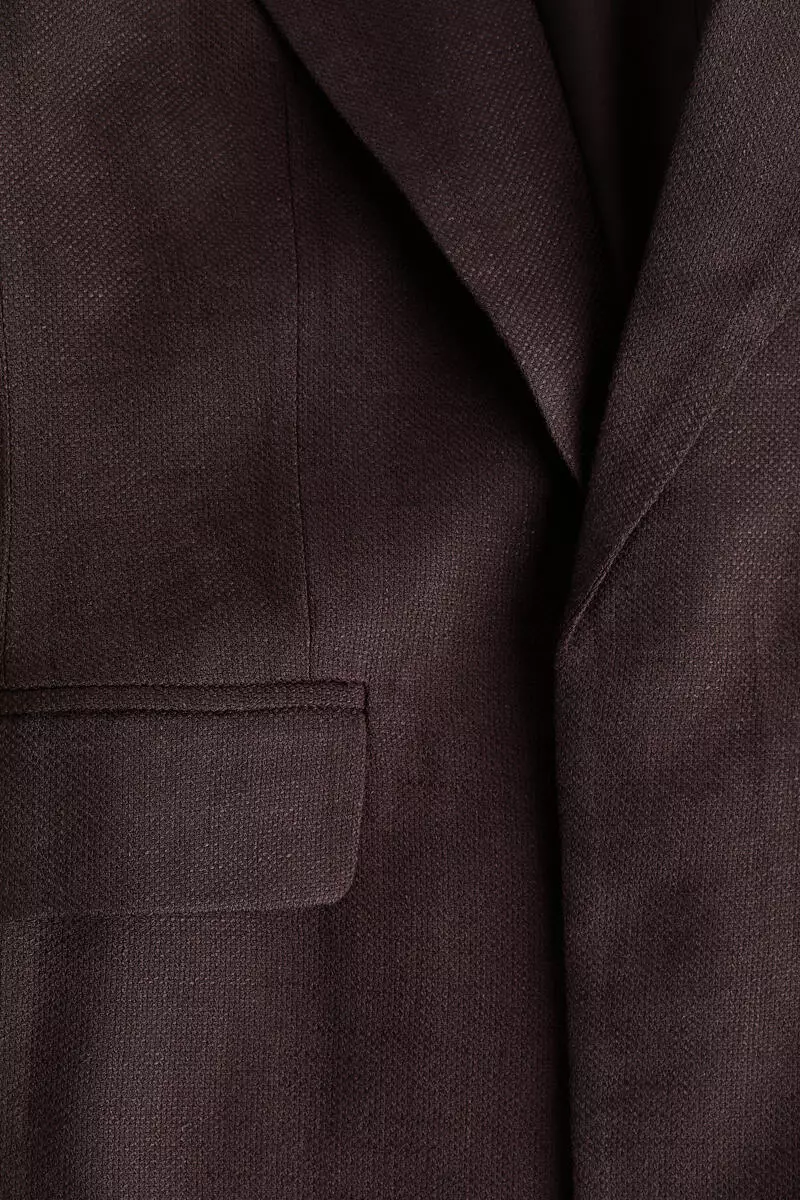 Gathered-sleeve blazer