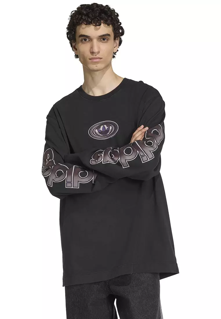 Buy ADIDAS 90s Alternative Sport Archive Graphic Long Sleeve Tee