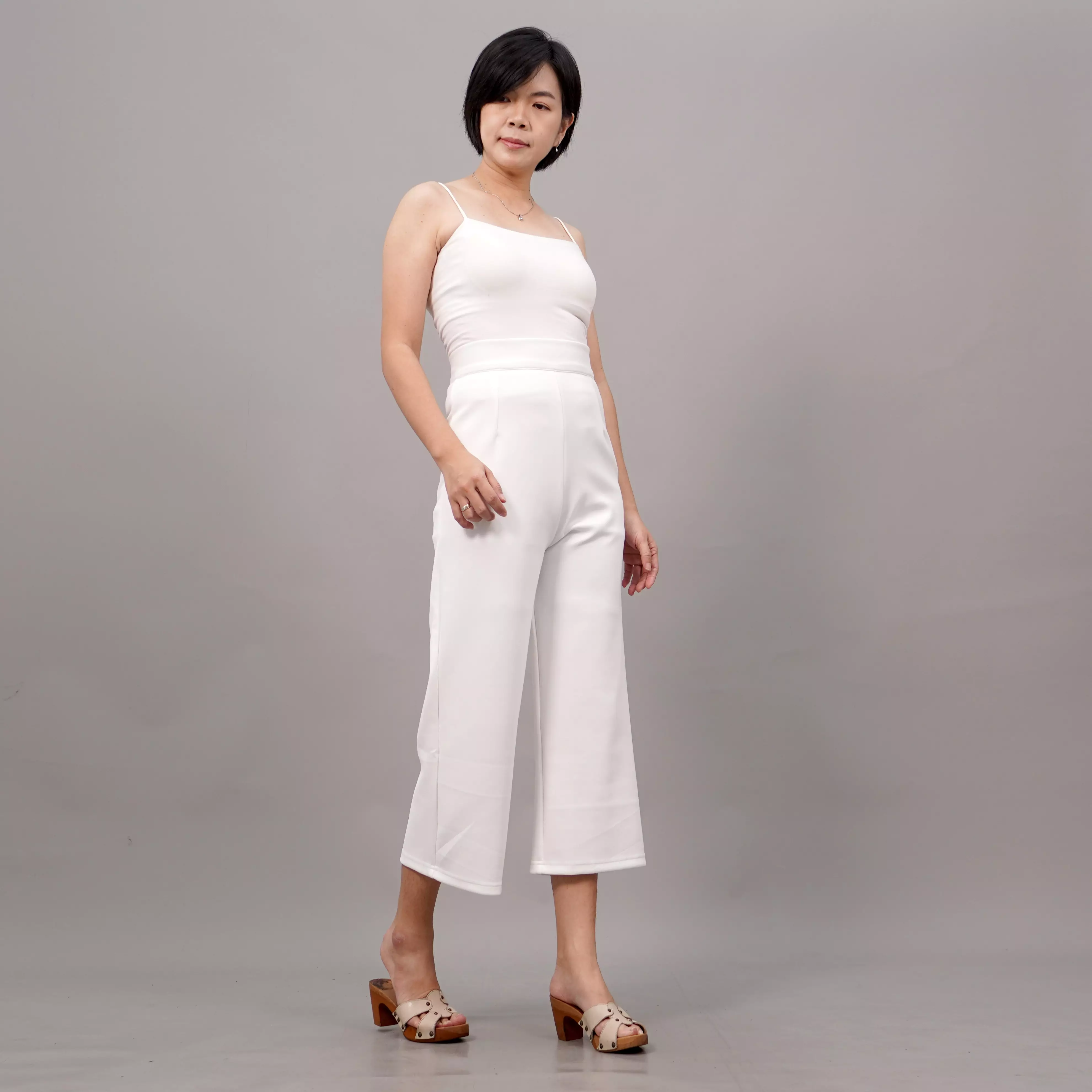  LISA Celana Kulot Highwaist Wanita Premium Celana Kulot Wanita 3/4 - BW