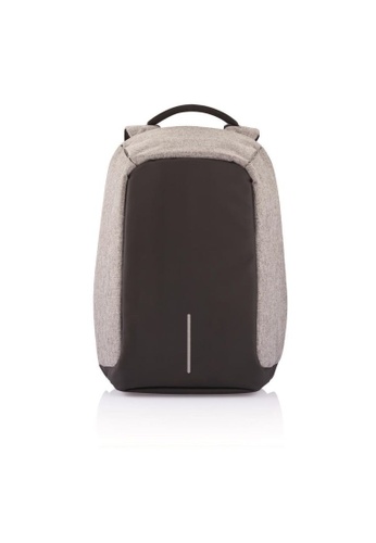 bobby original anti theft backpack grey