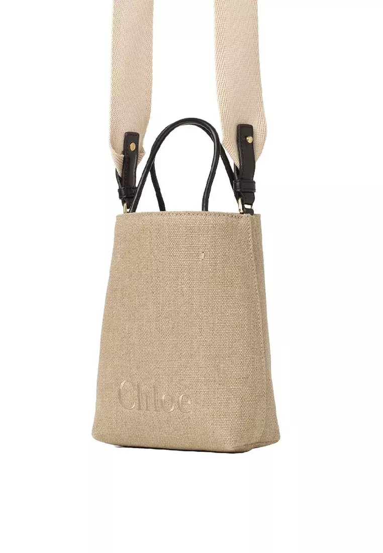 Sense MicTote Bag in Beige/Black