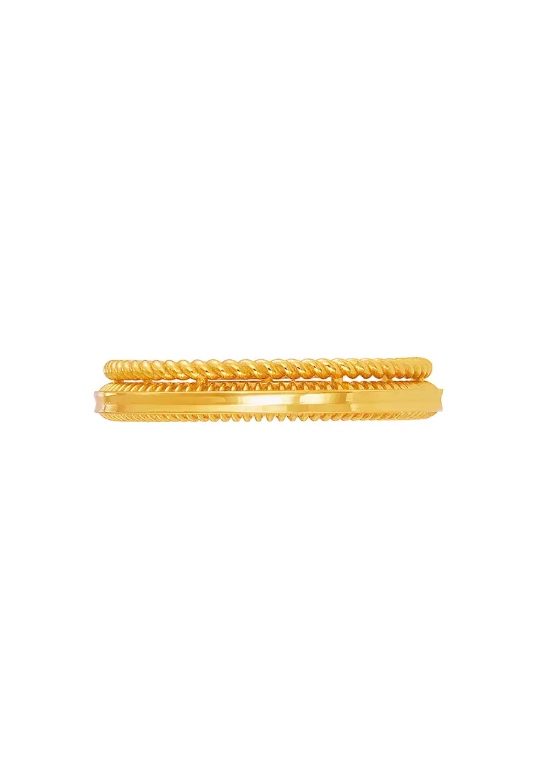 HABIB Oro Italia 916 Yellow Gold Ring GR62150426 (22K Gold)