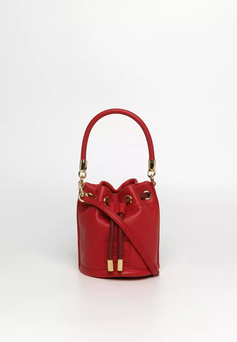 Red fendi sale bucket bag