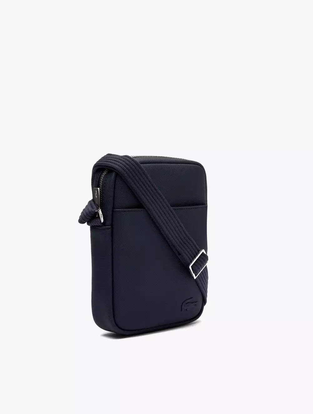 Men's Classic Piqué Effect Vertical Satchel - Blue