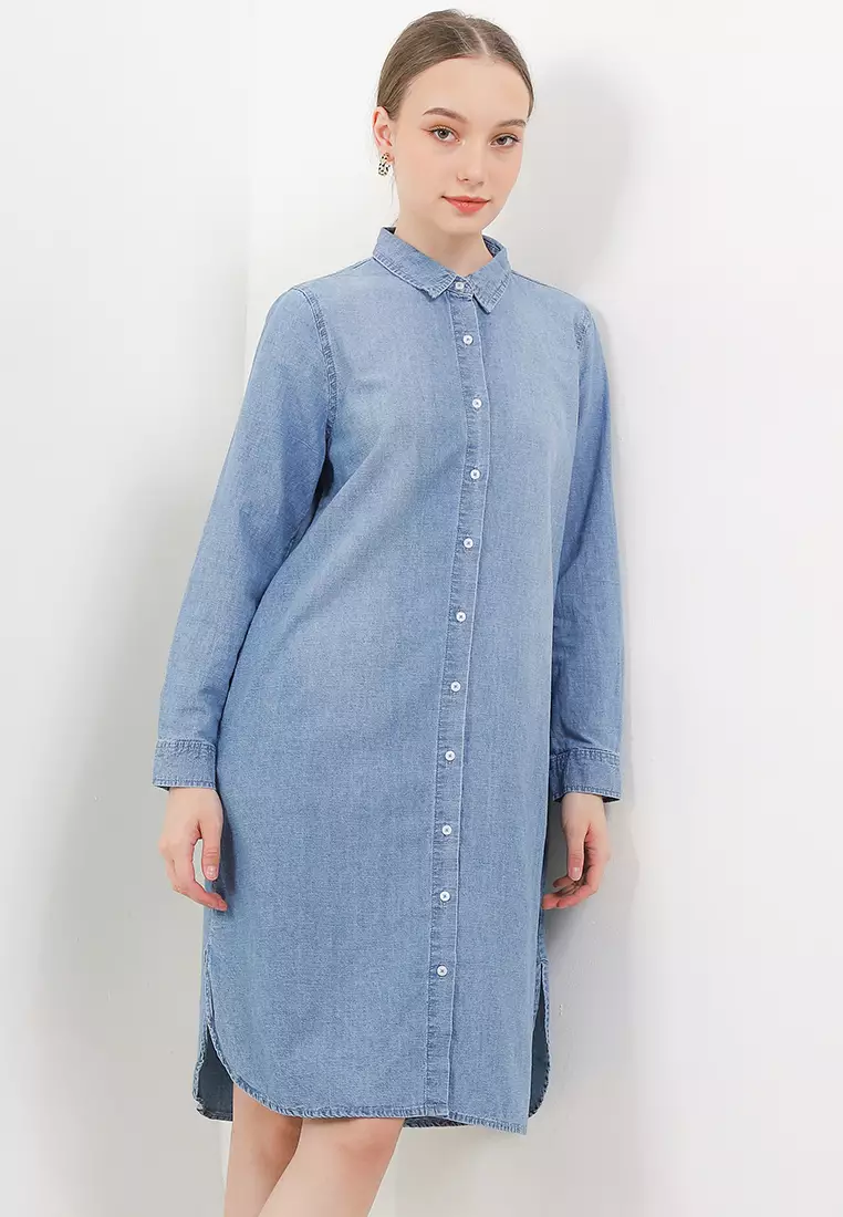 Ginevra Denim Shirt Dress