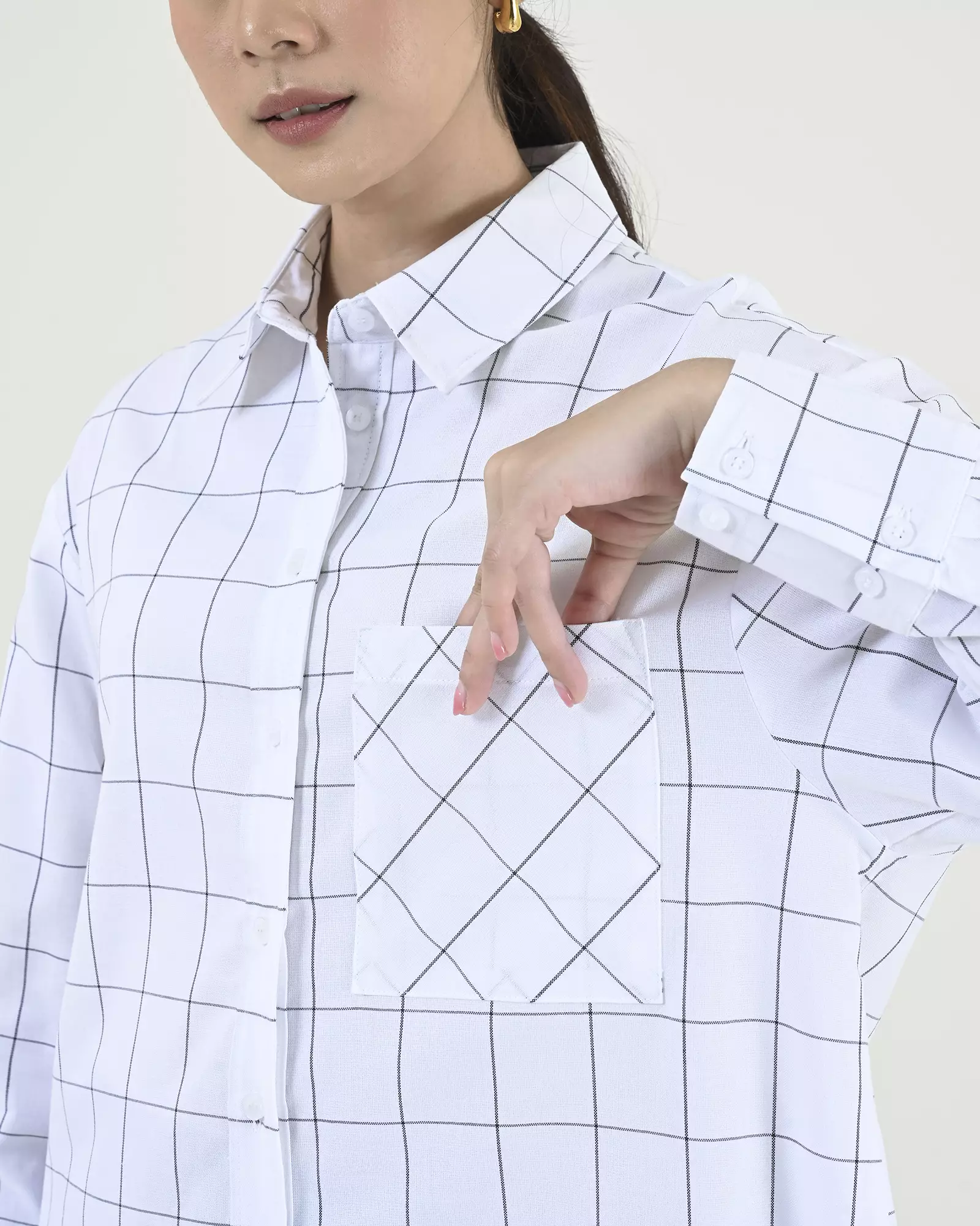 Geulis.id MARYLYN SHIRT - White
