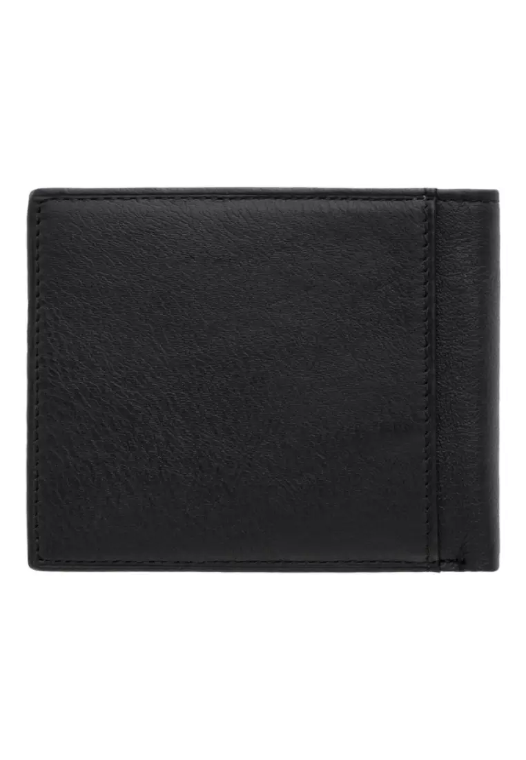 Men's Grain Leather RFID Minimalist Slim Bifold Big Wallet EWB 40363
