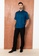 ORLANDO blue Short Sleeve Jacquard Shirt - RL42801B221 7604BAA6C3EA0EGS_4