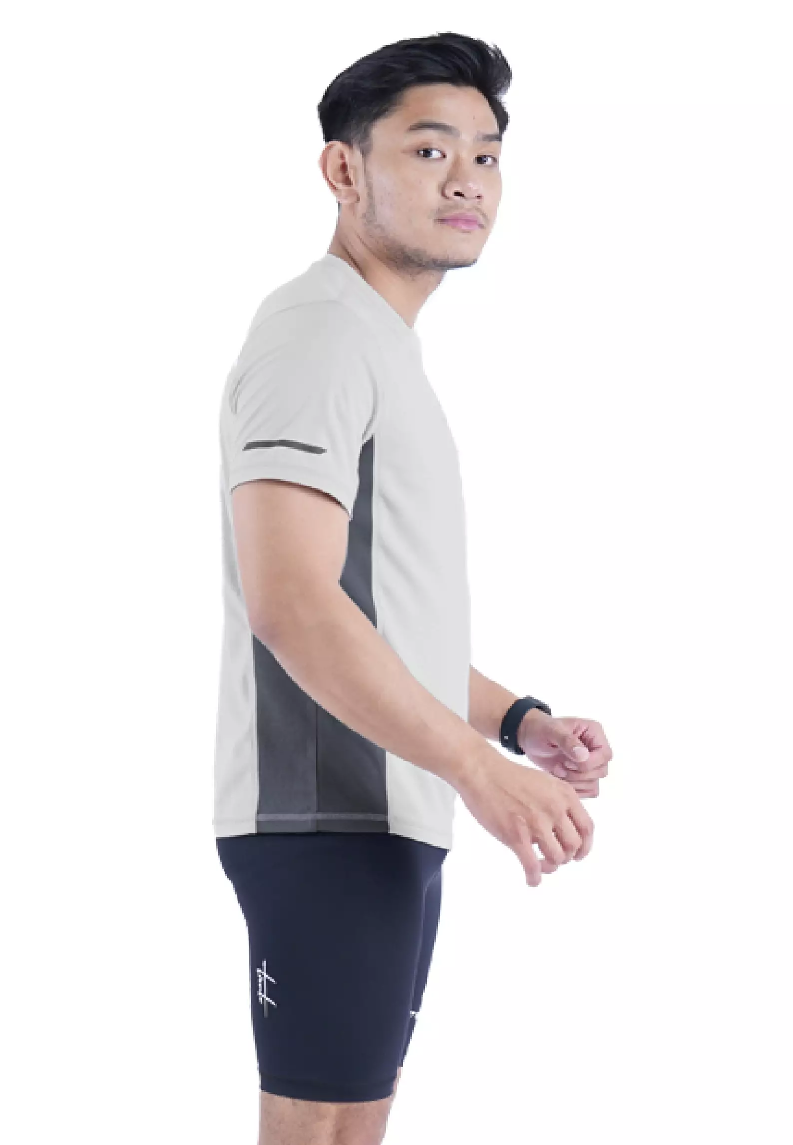 Tiento Kaos Olahraga Lari Baju Running Gym Dry Fit Extra Lite Pria