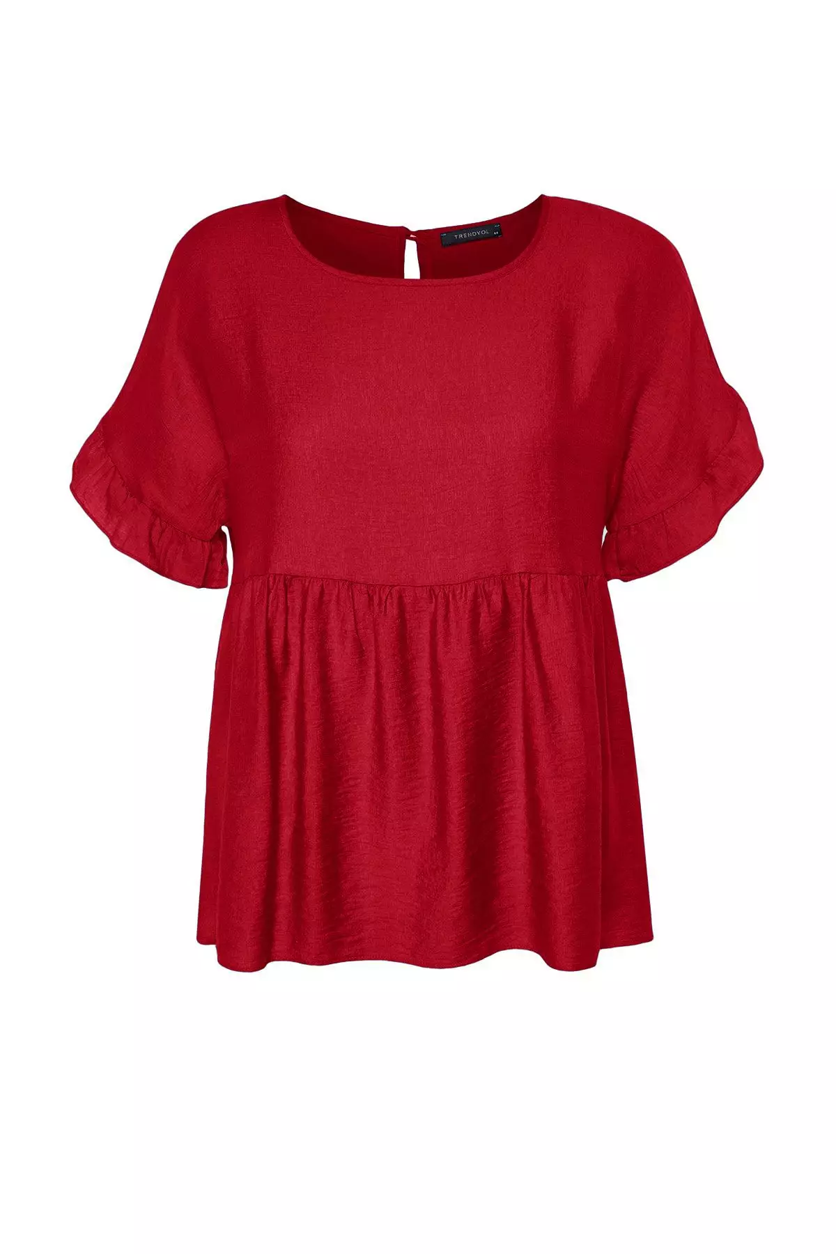 Plus Size Round Neck Blouse