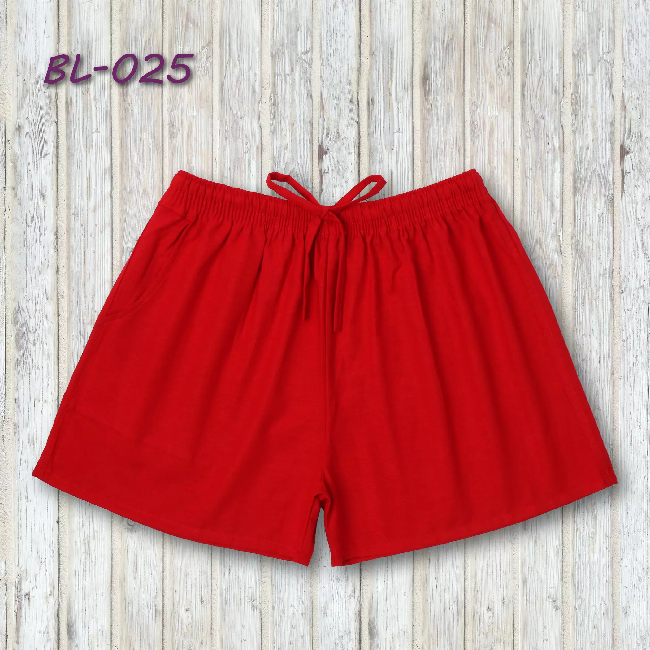 Simple Perfect Celana Pendek Santai Wanita Hotpants Boxer Wanita 025 Merah