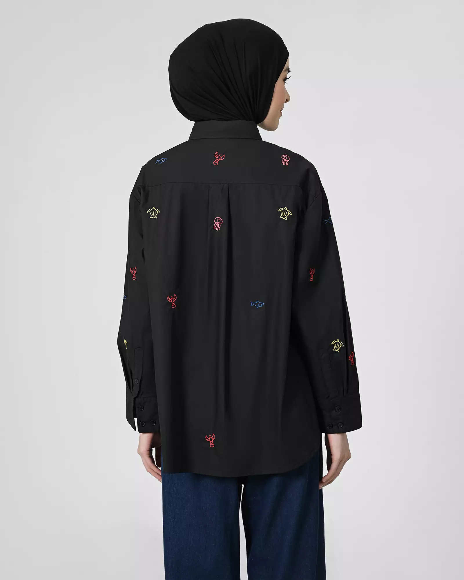 Geulis.id COVE SHIRT - BLACK