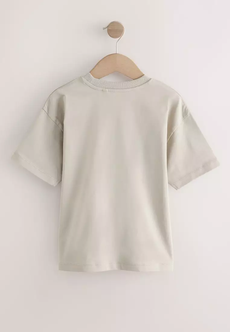 Relaxed Fit Short Sleeve Graphic Print T-Shirt