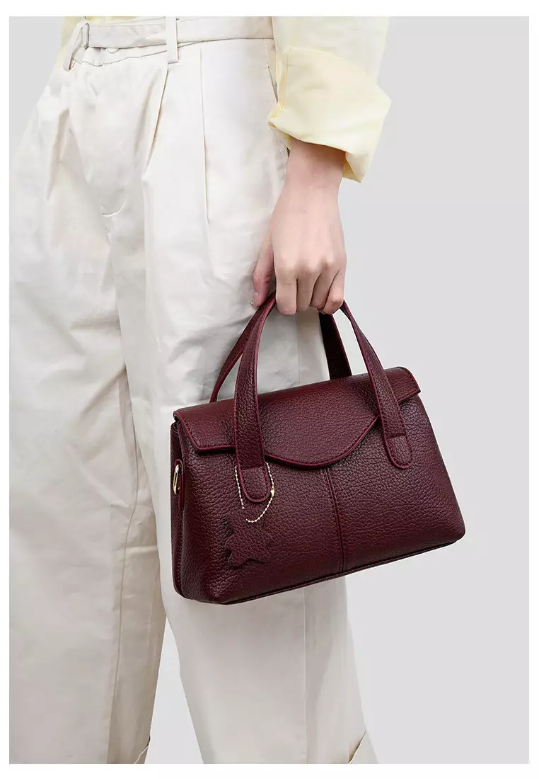 Faux Leather Three Way Flap Handbag JW HD-2834