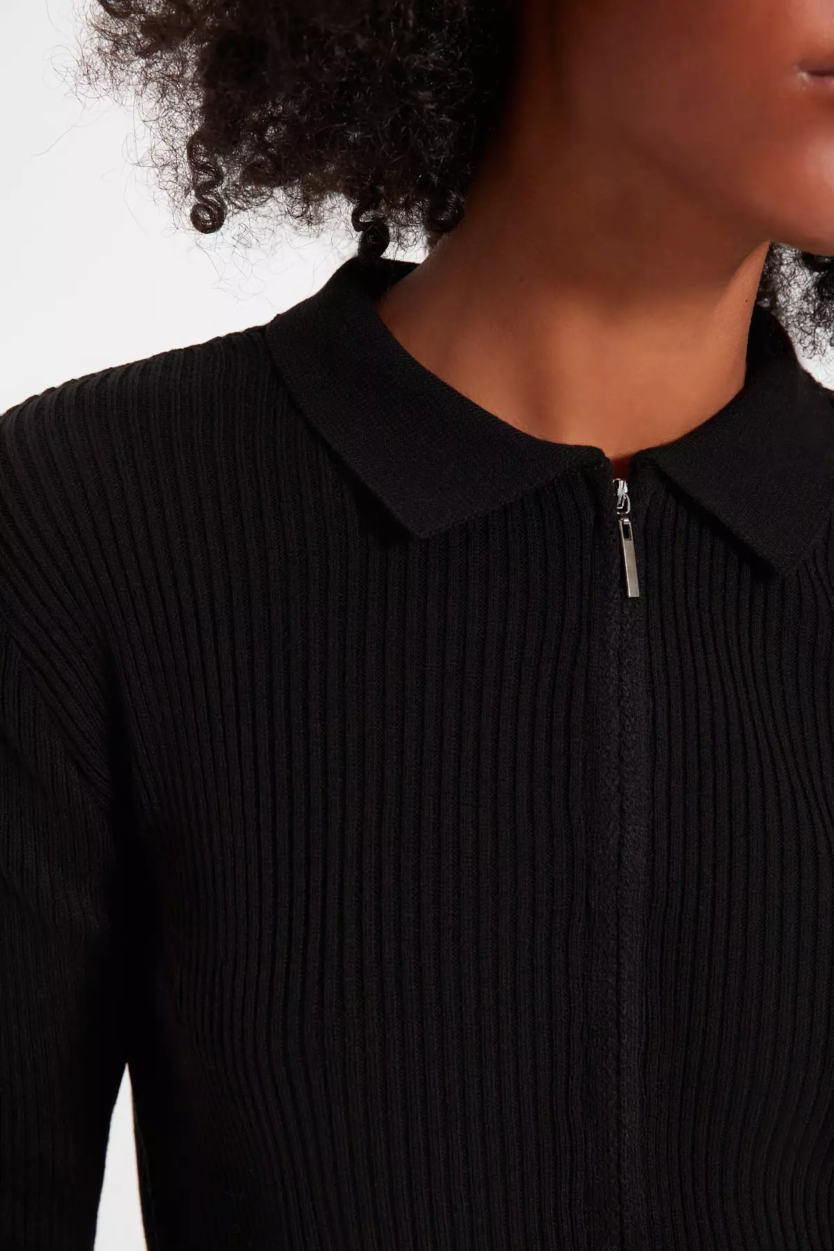 Crop Collar Cardigan