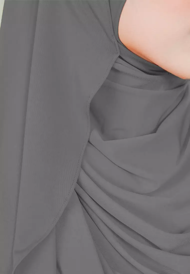 HIJAB INSTAN KELLY - DARK GREY