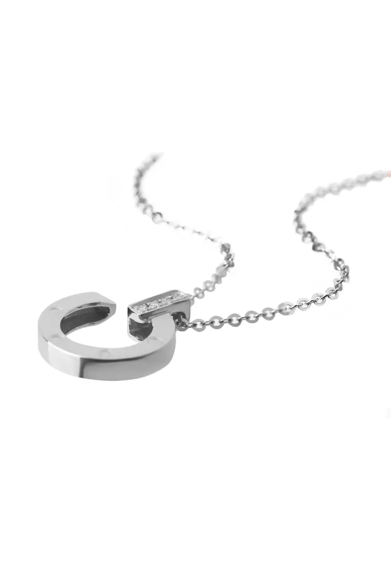 Tomei white gold necklace price online