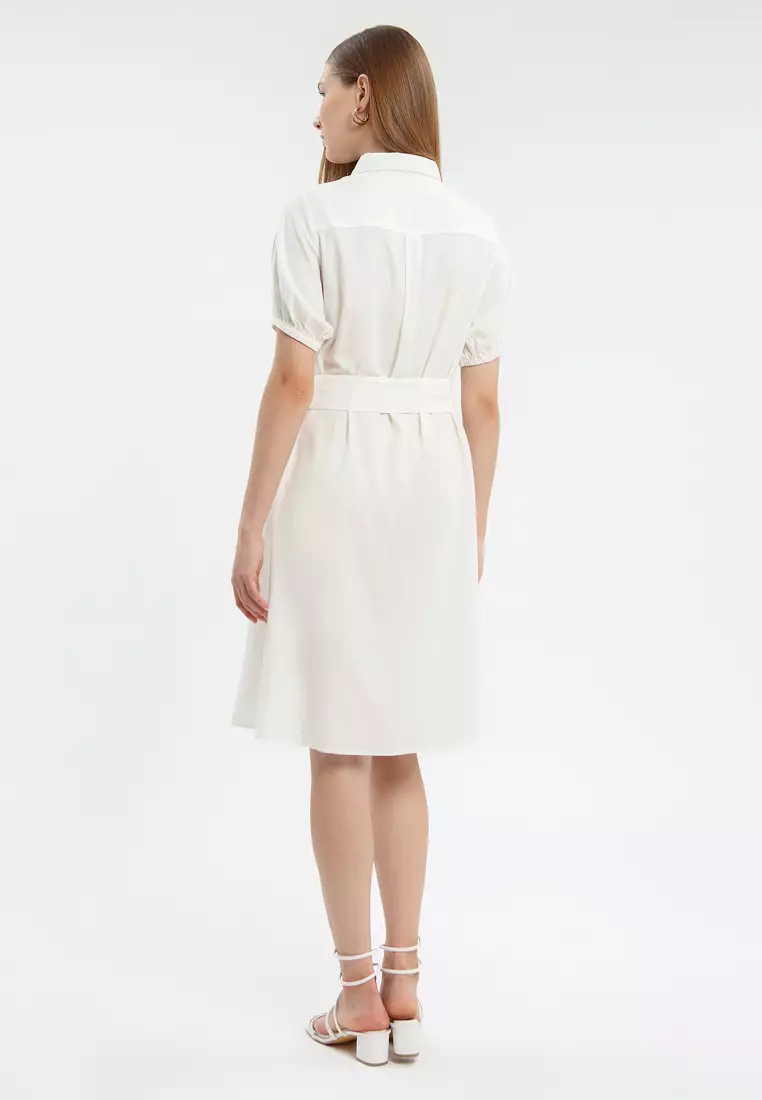 Minimal Mamicha Dress Broken White