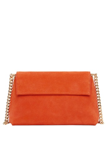 Mango orange Leather Shoulder Bag CAB07ACE334F60GS_1