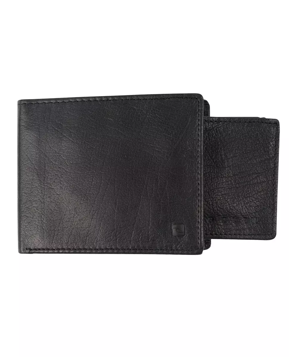 Rip Curl K-ROO RFID 2 IN 1 Black Dompet Pria BWLGZ1-90