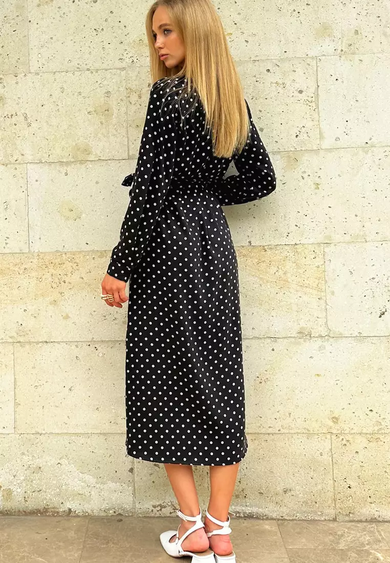 Polka Dot Shirt Dress