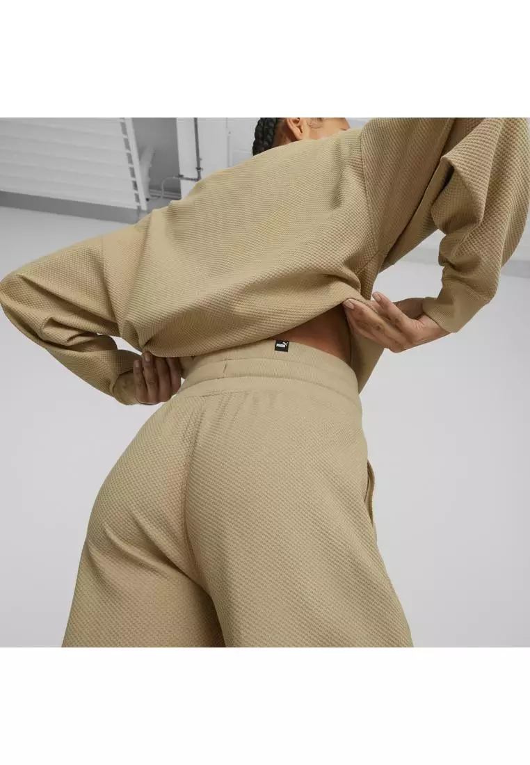 HER 女子高腰針織長褲