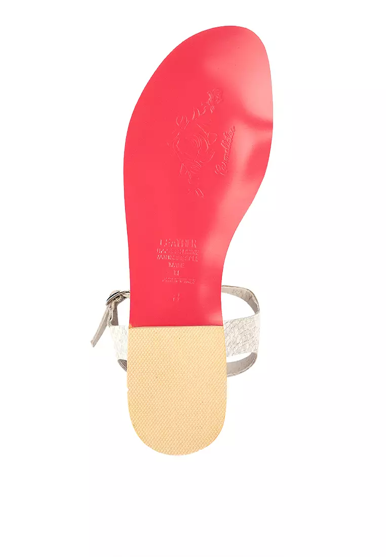 Flat Leather Sandals