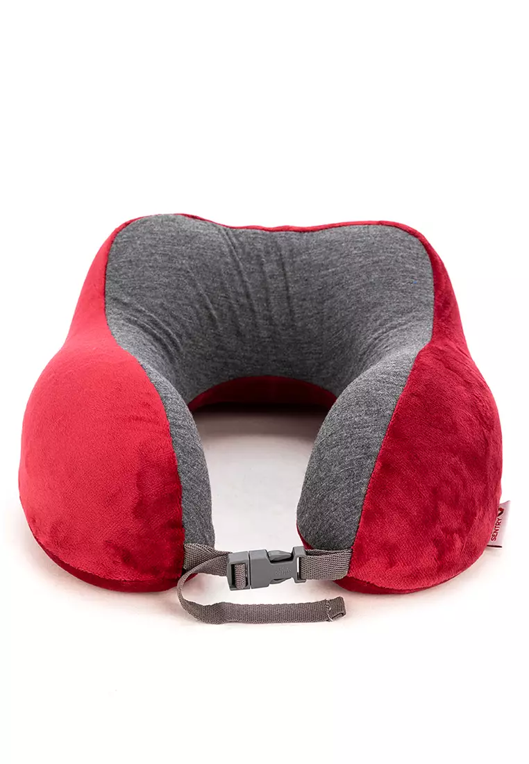 Perfect Rest Travel Neck Pillow Red