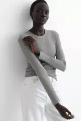 Grey Melange Medium Dusty