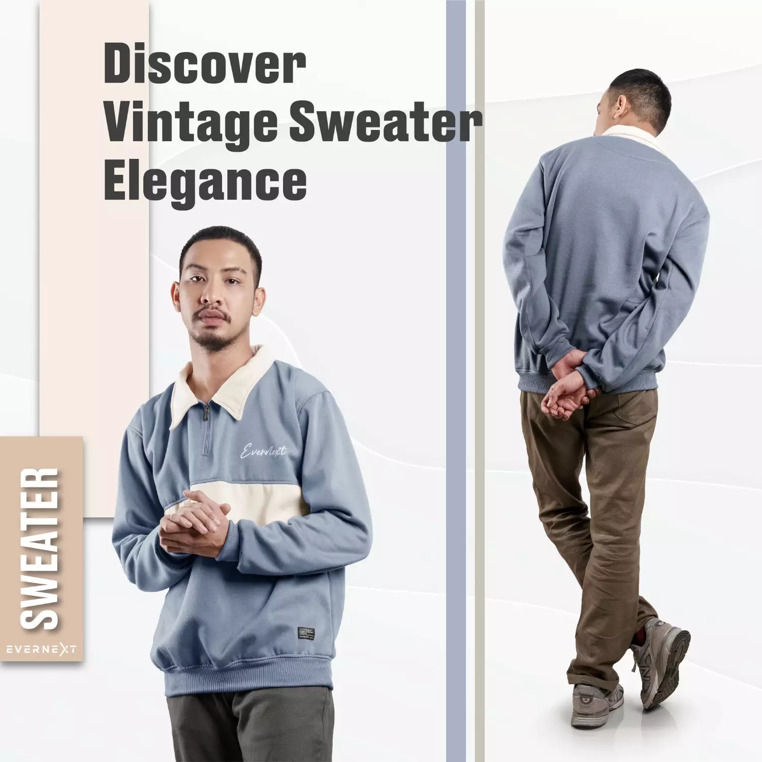 Sweater Pria Vintage